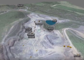 surface mining simulation