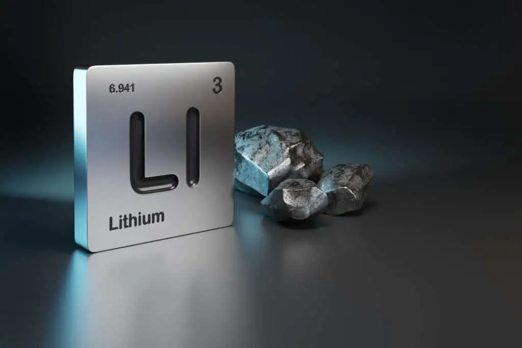 Lithium mining simulation