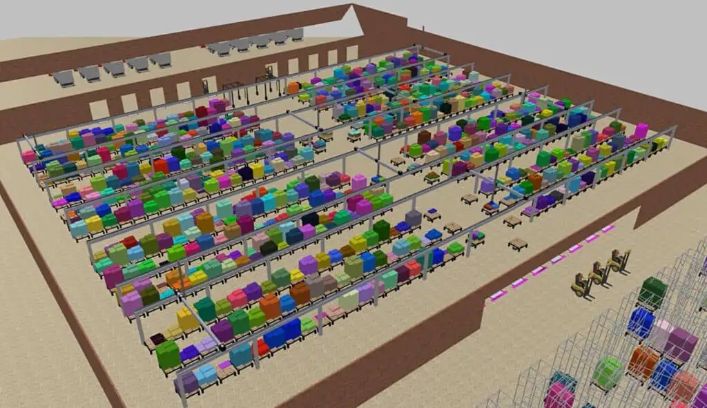 Automated Order Fulfillment - Distribution Center Simulation