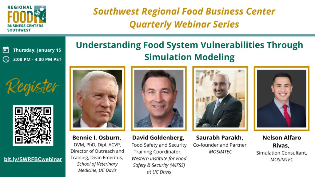 Webinar: Understanding Food System Vulnerabilities Through Simulation Modeling